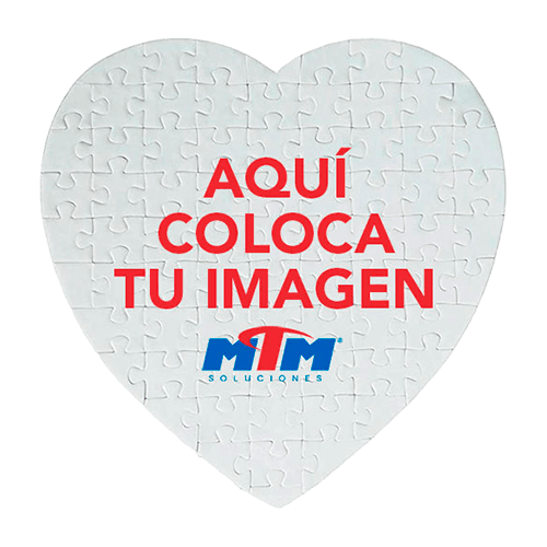 10 ROMPECABEZAS  CON FORMA DE CORAZON