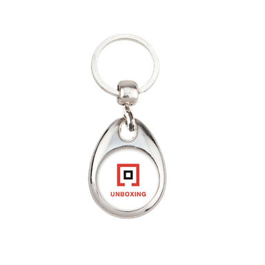 LLAVERO METALICO MH-25N 1 CARA (25MM) 100 PZ