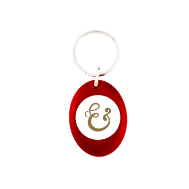 LLAVERO ACRILICO CR-Z 25 2 CARAS ROJO No 4 100 PZ