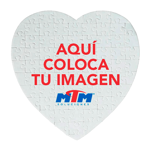 10 ROMPECABEZAS  CON FORMA DE CORAZON