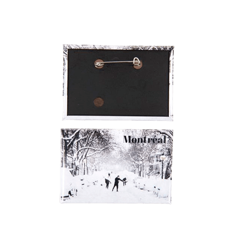 BOTON RECTANGULAR HORIZONTAL (78x53mm), 500 PZ